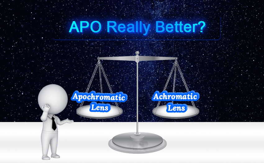 Difference Between APO & Achromatic Lens Under Diffraction Ring